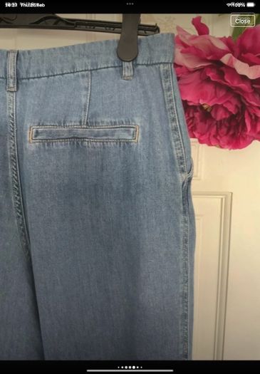 jeans  nwt F&f trouser style jeans size 12 wide leg