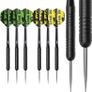 NEW SALE | Strata Game On Darts Set - 20 Gram Black Steel Tip Darts with flights and shafts Image 3