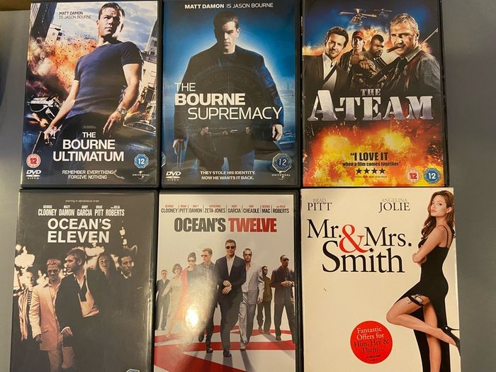 DVD bundle 6 action titles