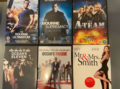 DVD bundle 6 action titles