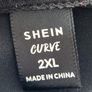 Shein black midi dress, Size 2XL / UK20 Image 5