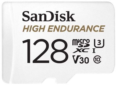 SanDisk 128GB HIGH ENDURANCE Video Monitoring for Dashcams & Home Monitoring