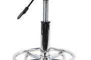 NEW SALE | Quality Leather Round Rolling Stool with Foot Rest Height Adjustable