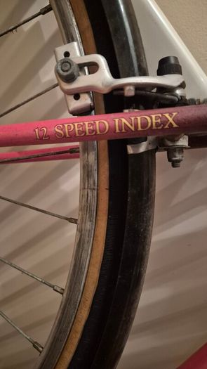 Classic vintage peugeot road racing bike