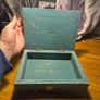 Rare Find: Vintage 1940s Art Deco Wooden Trinket Box Image 9