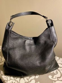 Genuine leather bag medium sized | trendy shape