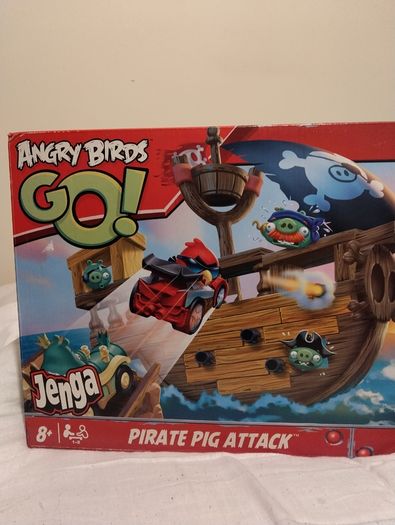 Angry Birds Go! Jenga Pirate Pig Attack Game