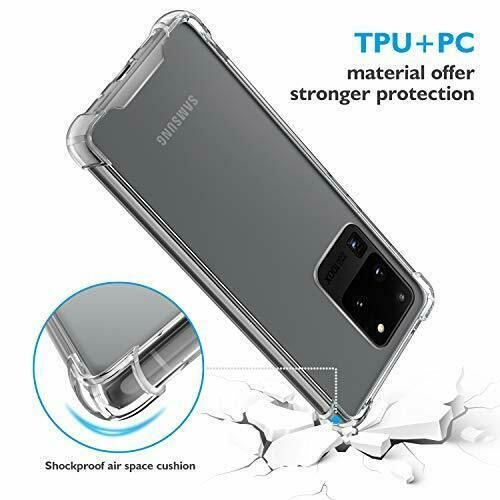 Samsung Galaxy S20 Ultra Case Cover ShockProof Soft Bumper Clear TPU Silicone - FHT18SMK2