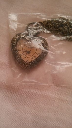 love heart romantic lover pocket watch