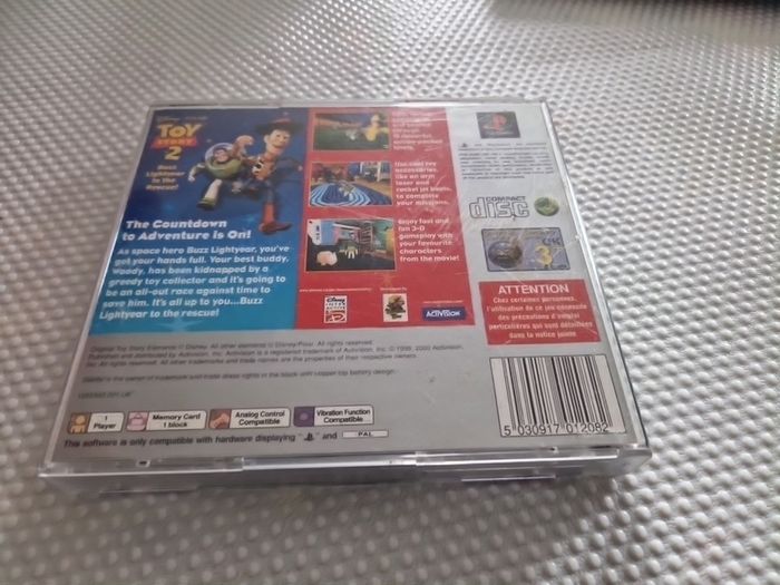 Toy Story 2 PlayStation1 Ps1 PlayStation2 Ps2 Games Original