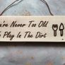 Mums Office Rustic Garden Boards Image 2
