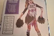 Halloween costume zombie cheerleader