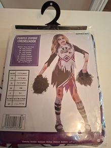 Halloween costume zombie cheerleader