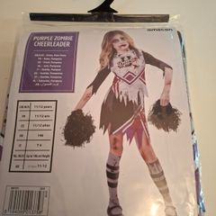Halloween costume zombie cheerleader