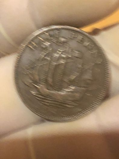 George VI half penny  x 36 Pictures