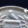 High grade Silver Real 1899 mint errors coin Guatemala Image 3