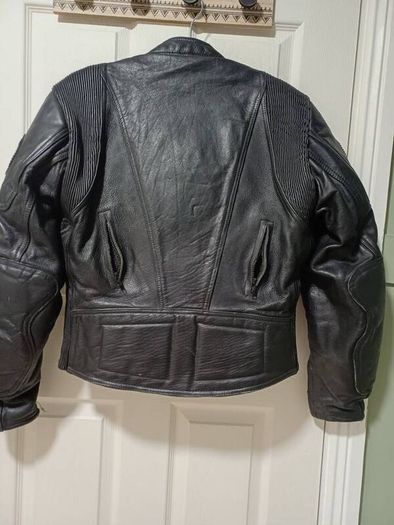 Leather Biker Jacket - Vintage Apache