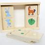New Playtive Wooden Double Sided Dominoes (Animals & Numbers) Image 2