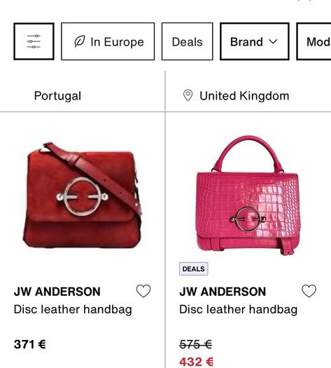 Designer JW Anderson Disc Bag