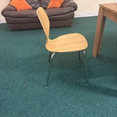 Stackable wooden chairs
