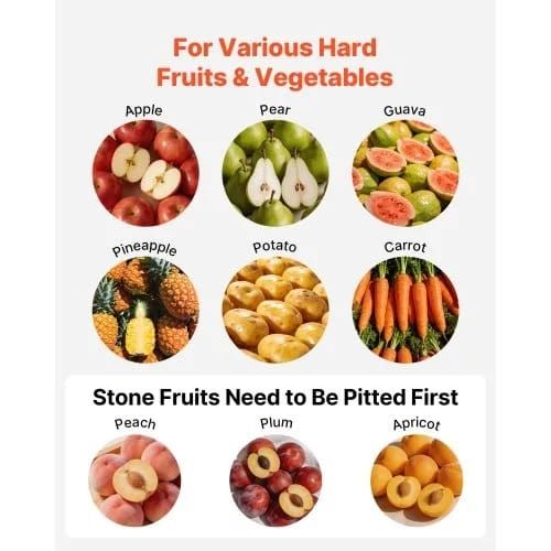 550W Electric Fruit Apple Crusher, SUS304 Desktop Crushing Machine, Grinds Whole Apples Up to 70mm Dia, 60 KG/H Capacity, Cider Press for Apples, Pears, Pineapple, Guava, Carrot, Potato