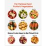 550W Electric Fruit Apple Crusher, SUS304 Desktop Crushing Machine, Grinds Whole Apples Up to 70mm Dia, 60 KG/H Capacity, Cider Press for Apples, Pears, Pineapple, Guava, Carrot, Potato Image 5