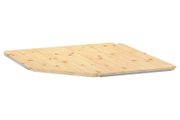 NEW IVAR Corner shelf, pine, 76x76x50 cm