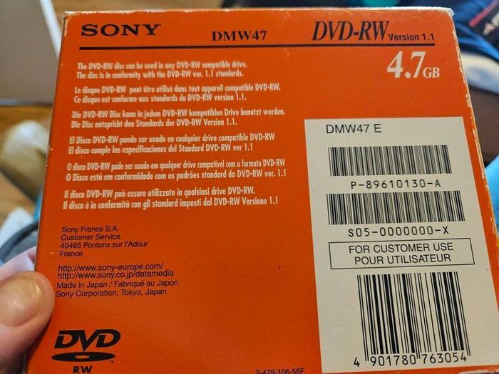 3 Packs of Blank Dvds