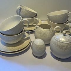 Denby Monsoon Lucille Gold Tableware (15 pieces)