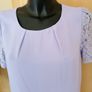 Women's Lilac REDUCED Top Size 14 Image 2