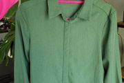 Mango green shirt.Size S