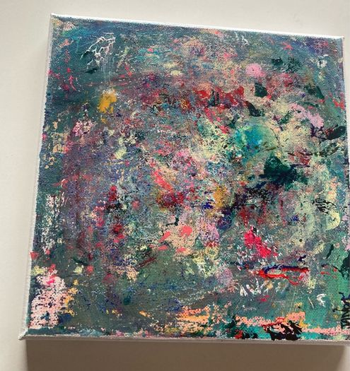 Original Abstract Painting Framed Original Abstract Painting Contemporary Irish Art Fairy Art