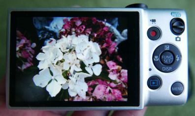Canon Ixus 132 Digital Compact Camera Working w/Canon 8x Optical Zoom Lens (charger and SD card)