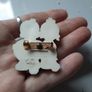 vintage enesco precious moments brooch Image 3