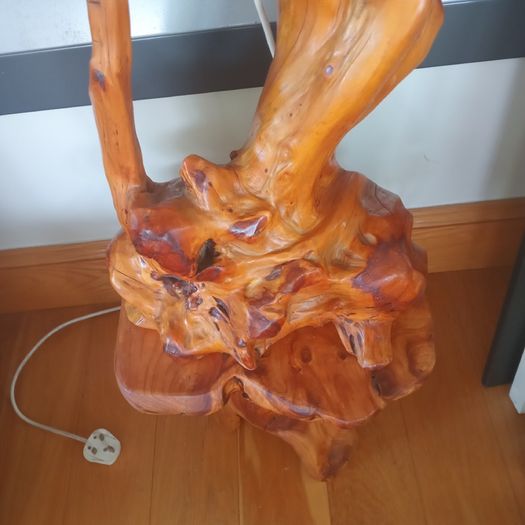 Tree Root Table Lamp on Stand