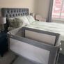 Joie Roomie Glide Co-Sleeper Cot, Grey, Bedside Crib Image 2