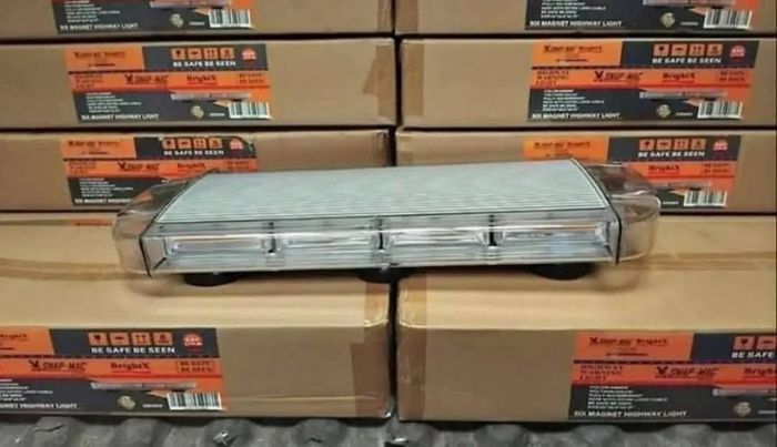 Snap-mac Amber Beacon Light - 12v/24v