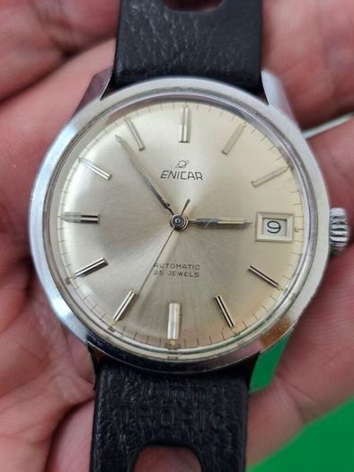 Vintage Automatic Swiss Made Enicar Swiss Watch 1960s