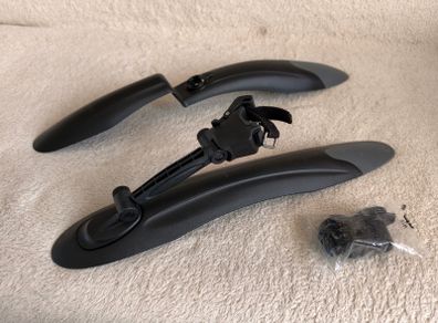 Front and Rear Wide Mudguard Set Mudguards Bike Bicycle