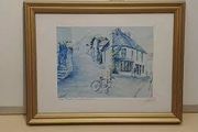 "Narrow Streets of Kinsale"  - Signed print by Philip Gray