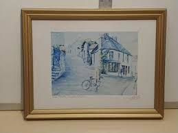 "Narrow Streets of Kinsale"  - Signed print by Philip Gray