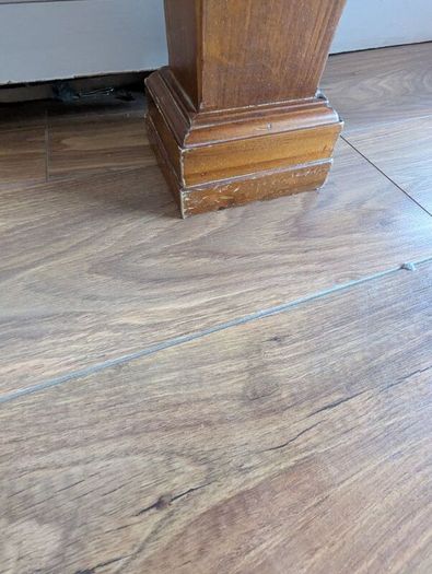 5 ft Bed frame -Dark Wood-EZ Living