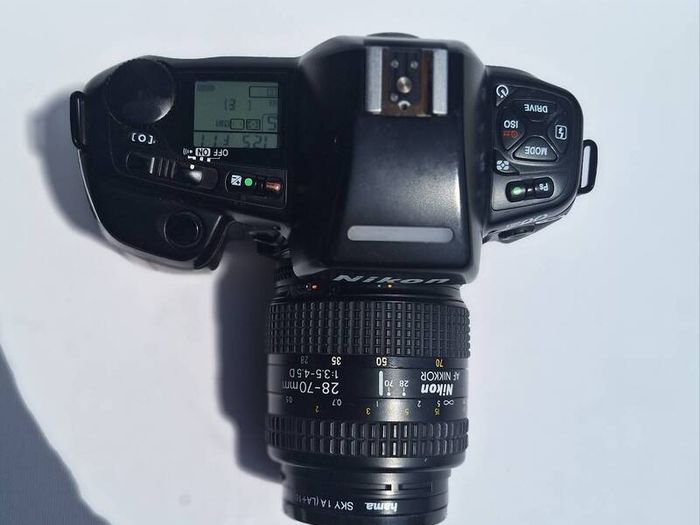 Nikon F90 camera  and lens