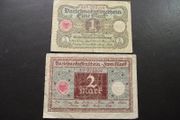 Germany. Darlehnskassenschein. 1 Mark &amp; 2 Mark (1.3.1920)
