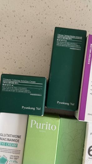 Left over Korean skincare new