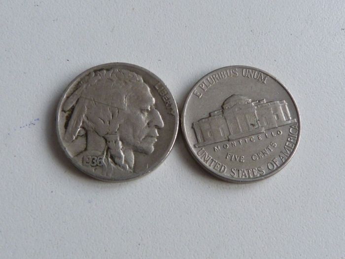 Pair of USA nickels