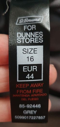 DUNNES faux suede skirt Sz 16
