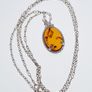 925 Silver & Natural Baltic Amber Necklace Image 8
