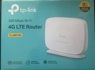 Tplink Tlmr105 4g Lte Wi-fi Router Sim Card 300mbps