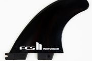 FCS II Medium Performer GF Thruster Surfboard Fins Regular